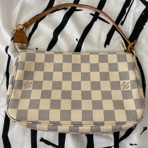 Authentic Louis Vuitton Damier Azul pochette